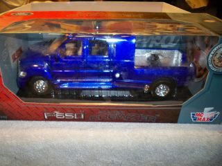 Motormax 1 24 Blue Ford F650 Super Crewzer Used New in Box Very Cool