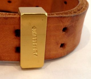 rifle shooting cuff sling brass al freeland sling keeper included the