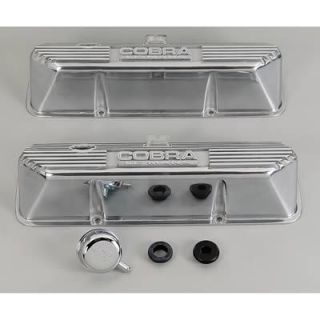 Ford Racing Aluminum Valve Covers M 6582 A427 Ford FE V8 Polished