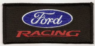 FORD RACING SEW IRON ON PATCH MUSTANG GT MUSCLE CAR SHELBY COBRA