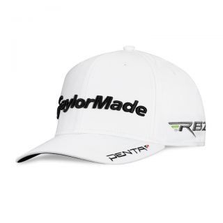 NEW TaylorMade Dustin Johnson R11s/RBZ WHITE Fitted S/M Hat/Cap