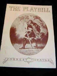 Antique Playbill Forrest Theatre c1942 Tobacco Road
