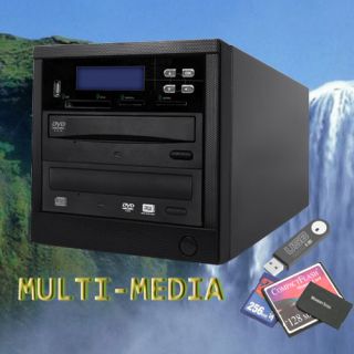  MS MMC Multiple Memory Flash Card to DVD Disc Backup Duplicator