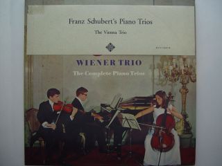 Franz Schubert Complete Piano Trios Vienna Trio Made in Germany 2 LPS