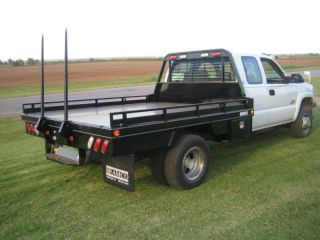 Deluxe Flatbed w Bale Hauler for Dual Wheel TRUCK96116