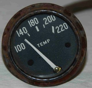 MB GPW Ford Willys Jeep Military Temp Gage