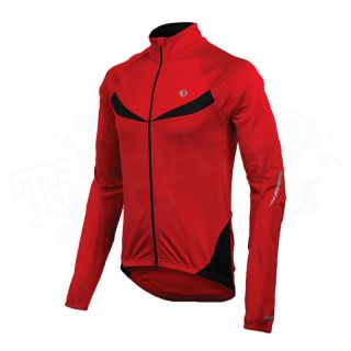 New Pearl Izumi Elite Thermal Long Sleeve Jersey Red Black Size XX