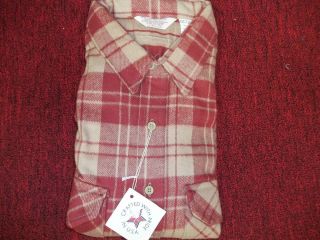 Vintage Flannel Shirt Frostproof Heavy Cotton Made in USA 3X Red Blue