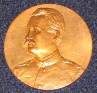 1905 Bronze Medal of Nicholas Senn Founder of Association of Military