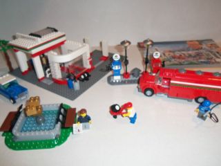 LEGO CITY 10184 GAS PUMPS, FOUNTAIN, CAR, TRUCK/PLUS CARWASH PARTS