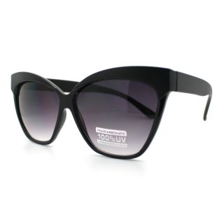 Oversized Cat Eye Sunglasses with Thick Frame 4 Colors Black Tortoise