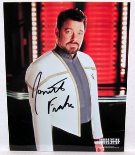 Jonathan Frakes Star Trek NG Autograph Dress Uniform