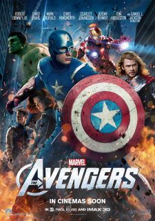 New The Avengers (2012) Movie Poster 13x19 BORDERLESS. SHIPS FLAT