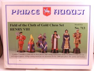 Field of the Cloth of Gold chess set Henry VIII 713 Francis I 714