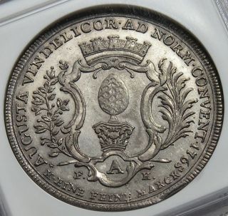 Augsburg 1765 Franciscus Silver Thaler NGC XF45