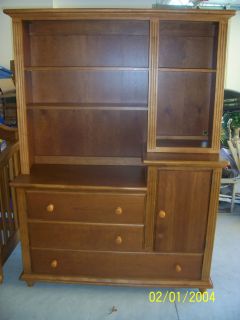 FURNITURE BOOKCASE HUTCH CHEST OF DRAWERS Ex condition Solid Wood