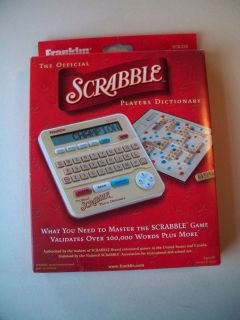NIB Official Franklin Electronic Scrabble Players Dictionary SCR 226