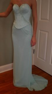 Joli Prom Size 2 Pageant Prom Dress 2 Piece Corset Tie Back Gorgeous