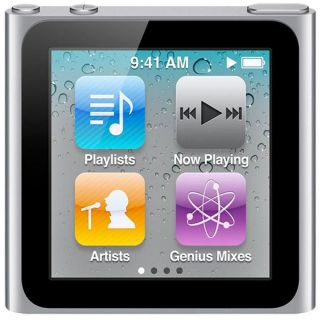  iPod nano 8GB Silver 6th Generation (Refurbished) Apple iPod Nano
