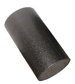 Black High Density Foam Rollers Extra Firm 6 x 12 Full Round