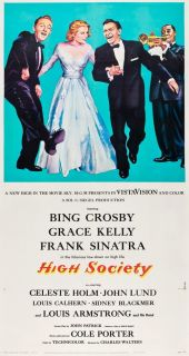 High Society 1956 3sh Poster Frank Sinatra Grace Kelly