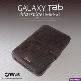 name zenus handmade genuine leather folder case for samsung galaxy tab