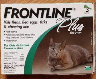 Merial Frontline Plus for Cats 3pk