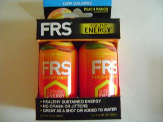 FRS Healthy Energy Shot 2 FL oz Peach Mango Flavor