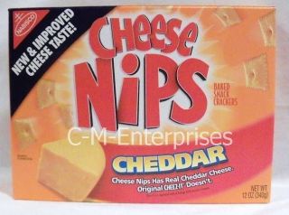 Nabisco Cheddar Cheese Nips Crackers 12 Oz