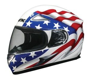 AFX FX 90 Full Face Helmet White Freedom M/Medium