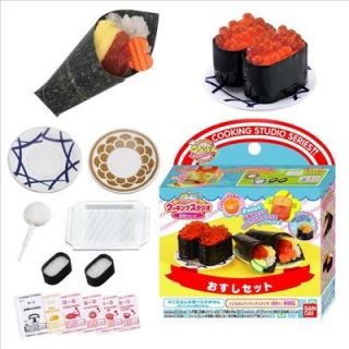   Rolled Sushi Set Japanese Sample/Replica Food Making Kits F/S BNIP