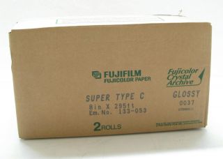 Fujifilm Fujicolcor Professional Paper Super Type C Glossy 2 Rolls of