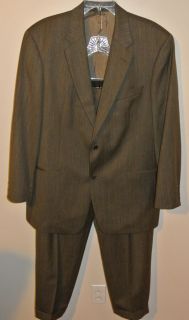 Vitale Barberis Canonico Hugo Boss Galilei Sigma US Brown Wool Suit