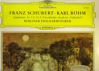 Franz Schubert Symphonien NR 5 NR 8 Karl Bohm Dir Berliner Phil LP