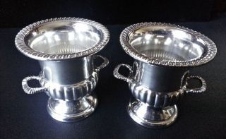 Vintage M FRED HIRSCH Co Sterling Cig Match Toothpick Cups 104 89