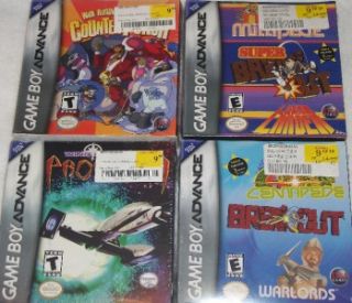 Lot of 4 New Game Boy Advance Games Counter Punch Wing Commander