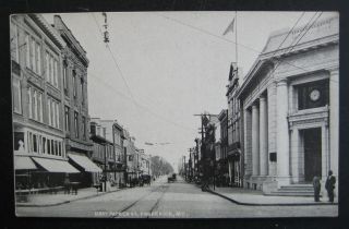 Frederick MD East Patrick Street Vintage Postcard