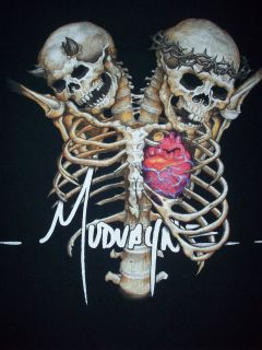Mudvayne Heavy Metal Band Spinal Cord Skeletons T shirt Size M