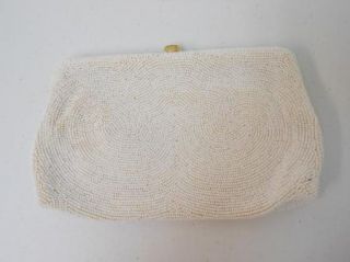 Vintage Made in Belgium for  Glass Seed Bead Clutch