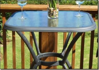 3pc Outdoor Patio Wicker Furniture Bar Seating Set New
