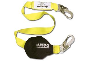 New French Creek R490A Shock Absorbing Web Lanyard with Lock Snaps & U