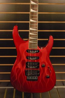 Jackson DK2 Dinky™ Red Ghost Flames Electric Guitar