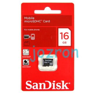 SanDisk 16GB 16g Micro SDHC SD Flash Card Phone Class 4