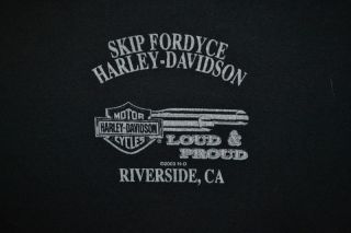 Harley Davidson Skip FORDYCE Riverside CA Sleeveless Tank Top T Shirt