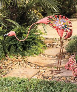 Flamingo Bird Garden Statue Yard Lawn Decor Patio bird art garden art