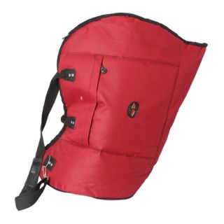 Lightweight French Horn Case Purplish Red Soft Gig Bag Coarse Grain