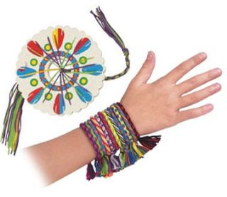 Children and adults will love theFriendship Bracelet Kit Set Activity