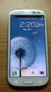 Samsung Galaxy s III SGH T999 16GB Marble White T Mobile Smartphone