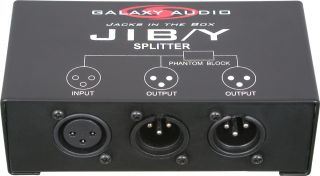 Galaxy Audio Jib Y XLR Microphone Splitter Phantom Block Circuitry 2