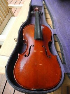 Friedrich August Heberlin Heberlein Violin 1924 Stradivarius German 4